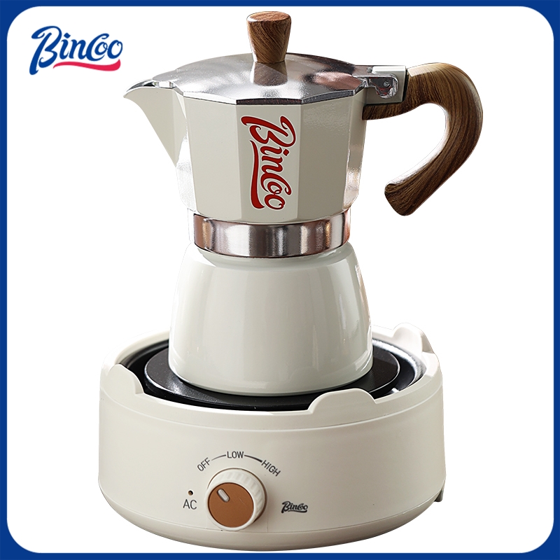 Bincoo Moka Pot and Electric S - đánh giá và giá Quality Coffee Equipment