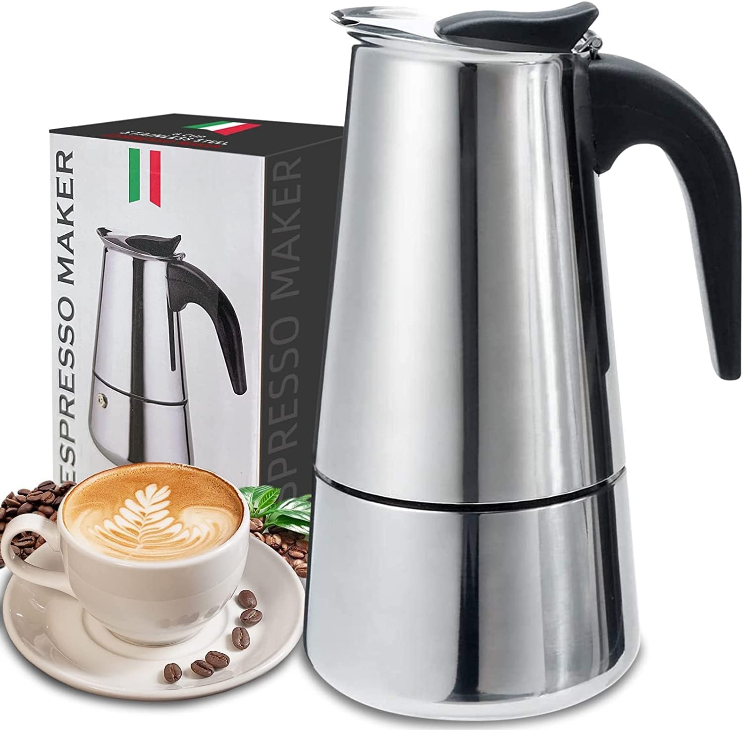 4/6/9 ly Moka nồi Caffe máy Es - đánh giá và giá Quality Coffee Equipment