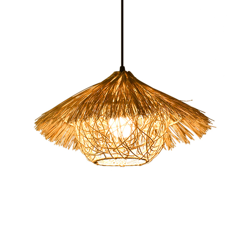Creative Rattan Woven Chandeli - đánh giá và giá Vintage Coffee Equipment
